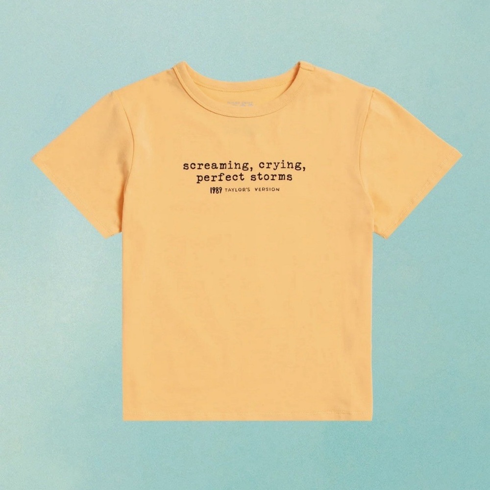 1989 (Taylor’s Version) Blank Space Cropped Baby Tee